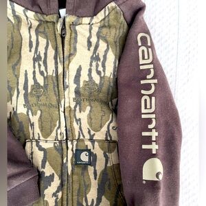 Carhartt Zip Onesie with Hood- Toddler